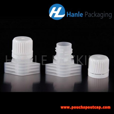 Dia 13mm standing pouch spout and powdered food pouches caps, spout cap for pouch of food condiment - HL130W Dia 13mm standing pouch spout and powdered food pouches caps, spout cap for pouch of food condiment - HL130W